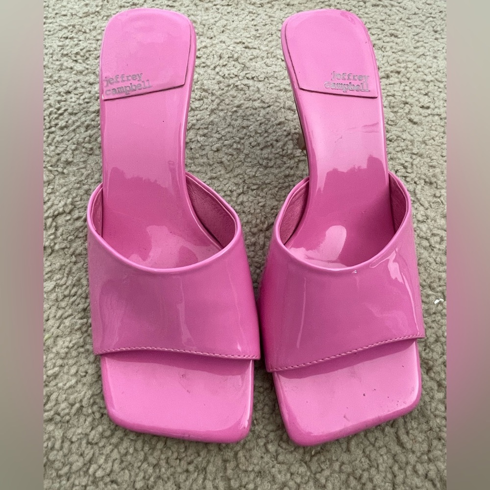 Jeffrey Campbell pink heels